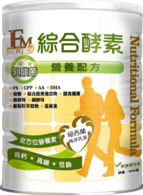 依町麥 綜合酵素營養配方, 1個, 900L