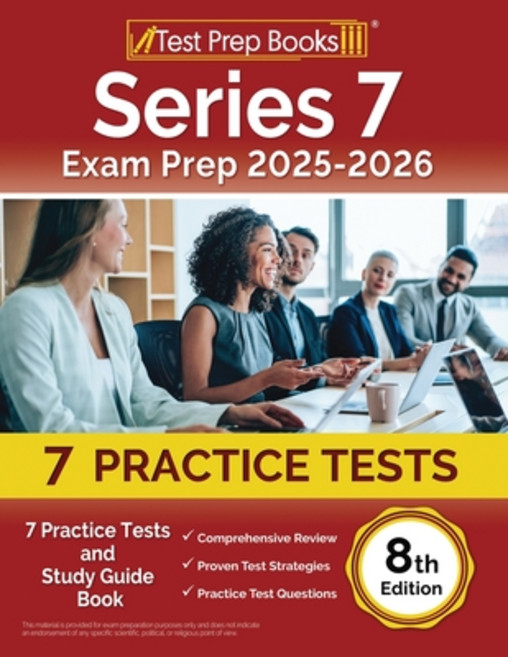 (英文圖書) Series 7 Exam Prep 2024-2025: 7 Practice Tests and Study Guide Book [8th Edition] 平裝版, Test Prep Books, 英文
