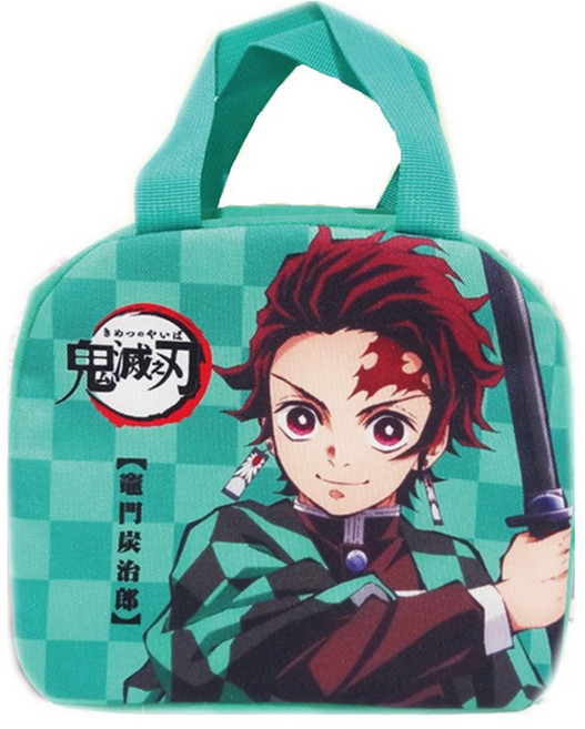 MUSE木棉花 鬼滅之刃 炭治郎 保溫便當袋, 炭治郎 保溫便當袋22.5x13cm, 1個