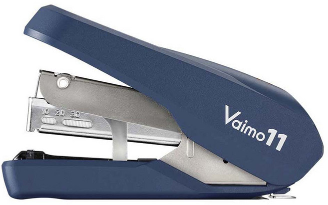 MAX 美克司 Vaimo11 Flarme訂書機 HD-11FNL, 1個, 藍色