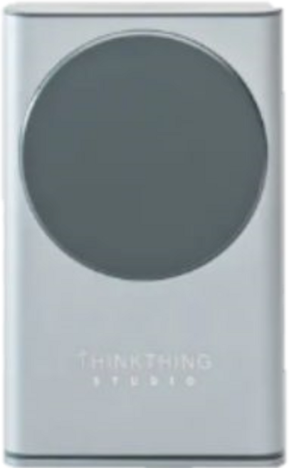 Thinkthing 雙向磁吸無線行動電源 MagSafer 2.0 5000mAh 輕巧便攜, 太空灰