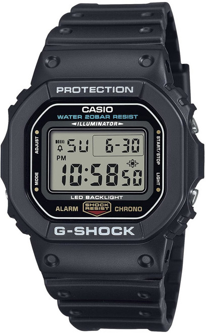 CASIO 卡西歐 G-SHOCK LED照明20bar男性運動手錶 DW-5600UE-1JF