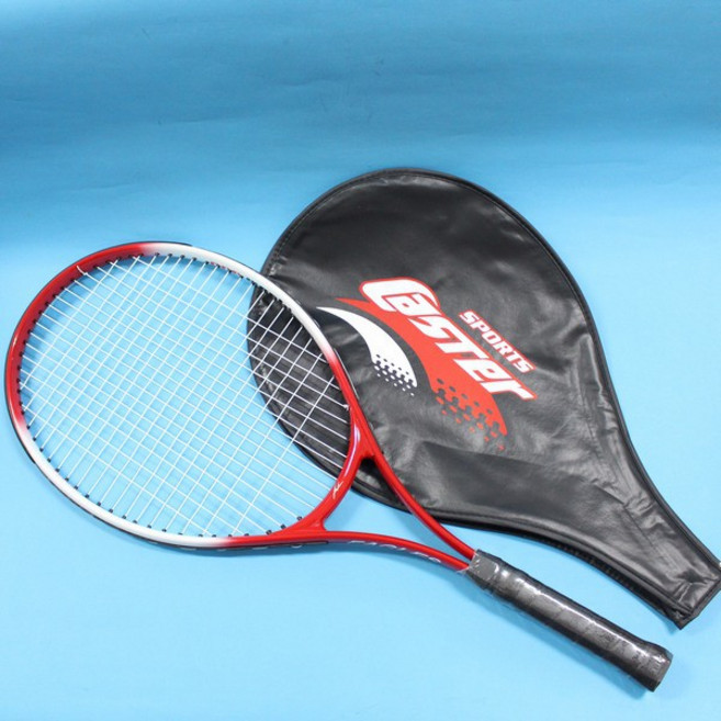 CASTER 標準式網球拍 SM-1200-A 鋁合金 初學級專用 附拍套, 1, 1個, 1