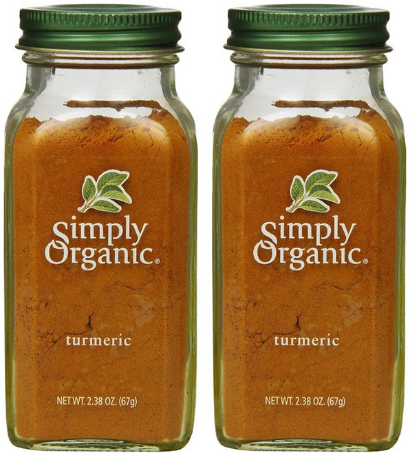 Simply Organic 薑黃粉, 2罐, 67g