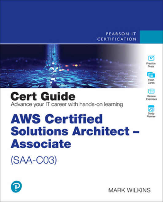 (英文圖書) Aws Certified Solutions Architect - Associate (Saa-C03) Cert Guide 精裝版, Pearson It Certification, 英文