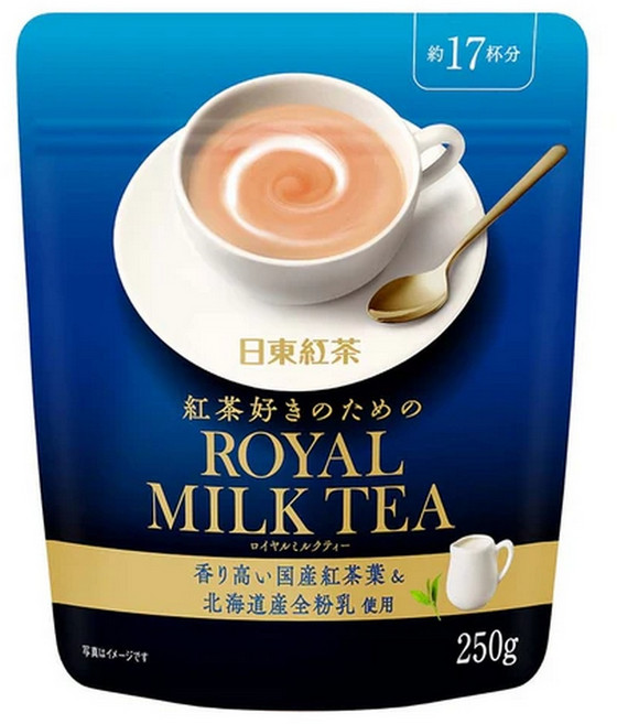 日東紅茶 皇家奶茶粉, 250g, 1套, 1個裝