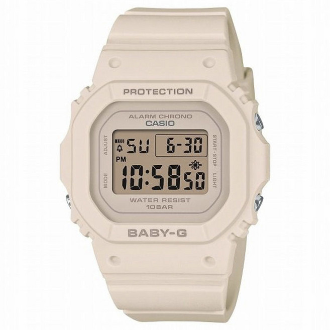 CASIO 卡西歐 女款BABY-G典雅方形電子錶 BGD-565U-4JF