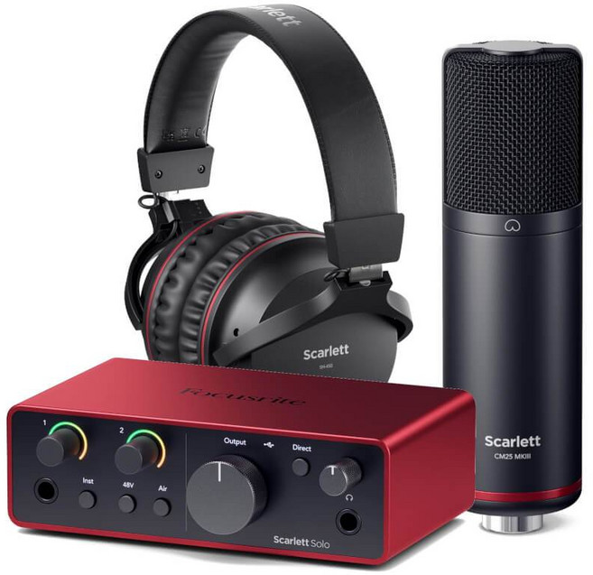 Focusrite Scarlett Solo Studio 錄音套組, Scarlett 2i2 Studio（第四代）