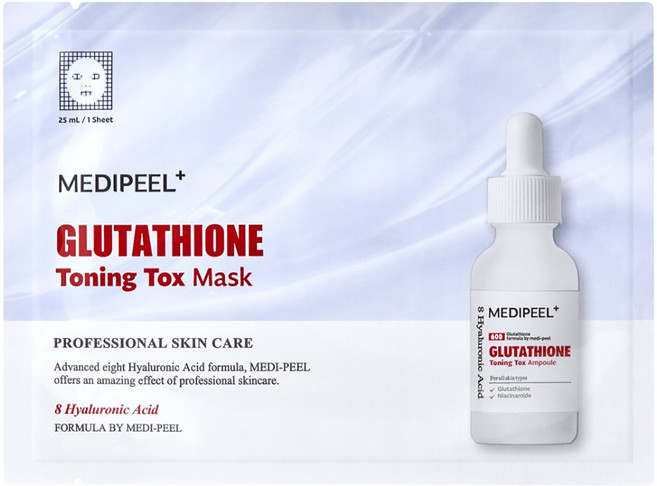 MEDI-PEEL 穀胱乾肽亮彩面膜, 1入, 1個