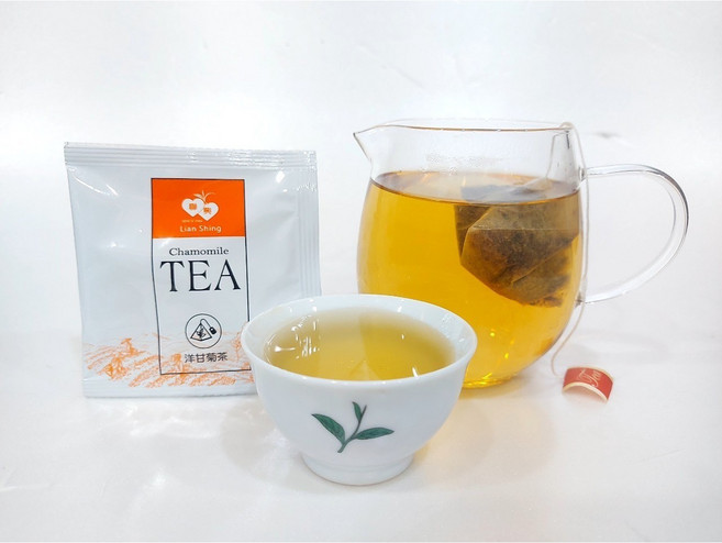 聯興茶葉 洋甘菊三角茶包 舒緩放鬆 無添加 方便隨身 50包, 1套, 2G 50包