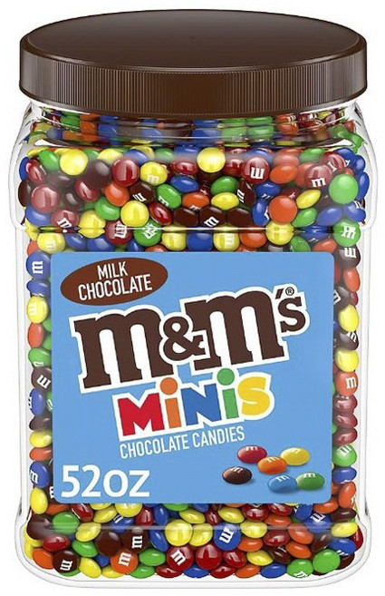 m&m's 罐裝迷你牛奶巧克力, 1罐, 1474.2g