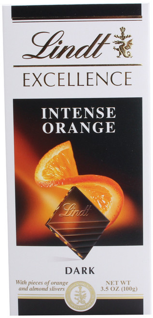 Lindt 瑞士蓮 濃橙黑巧克力, 1片, 100g