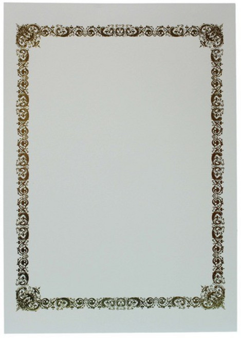 萬 A4 獎狀 空白獎狀紙 (榮譽.無缺口) 10張入, 1個, 白