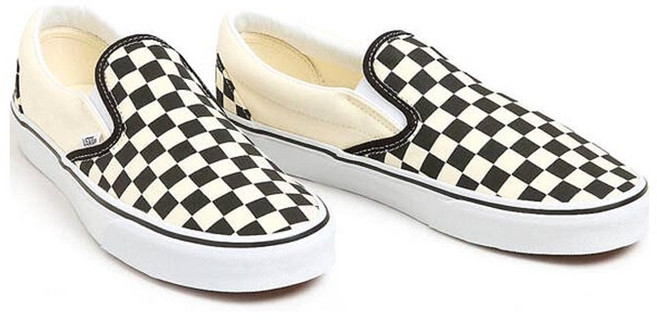 VANS 男女適用Classic Slip-On棋盤格滑板鞋 VN000EYEBWW1