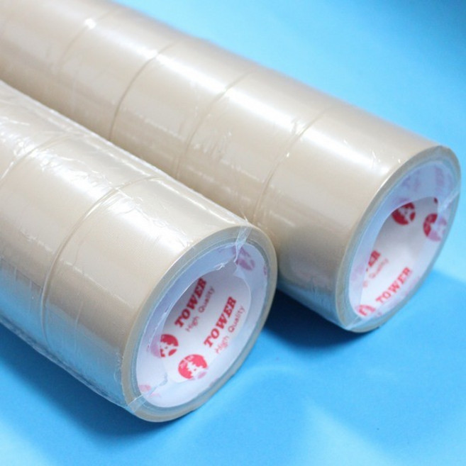 啟銘PVC布紋封箱膠帶 裝修封邊膠帶48mm x12Y(11米), 一袋6捲入