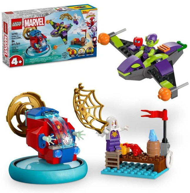 Home&brick LEGO 10793 Spidey vs. Green Goblin Marvel, 詳見包裝, 1個
