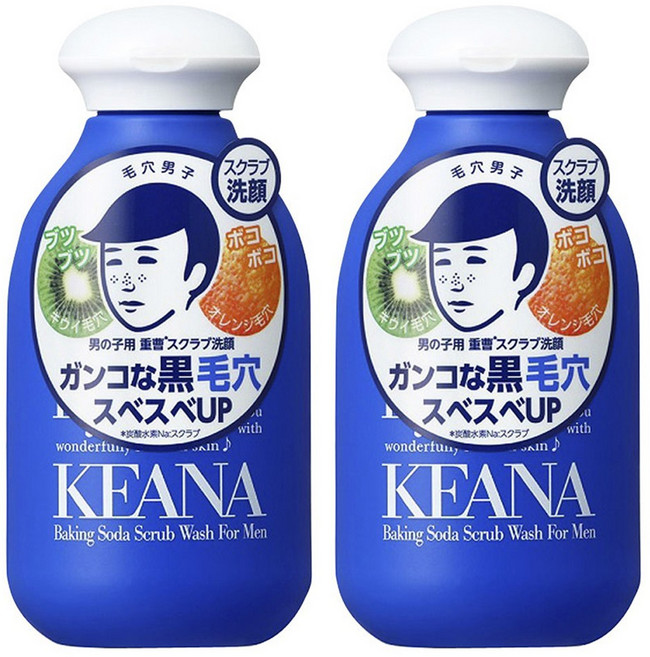 石澤研究所 毛穴撫子 男用小蘇打泡沫洗顏粉, 2瓶, 100g