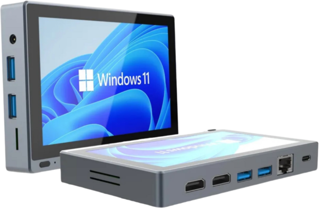 HIGOLE Gole2 Pro 迷你電腦, 灰色, 1台, 256GB, 16GB, WIN11 S
