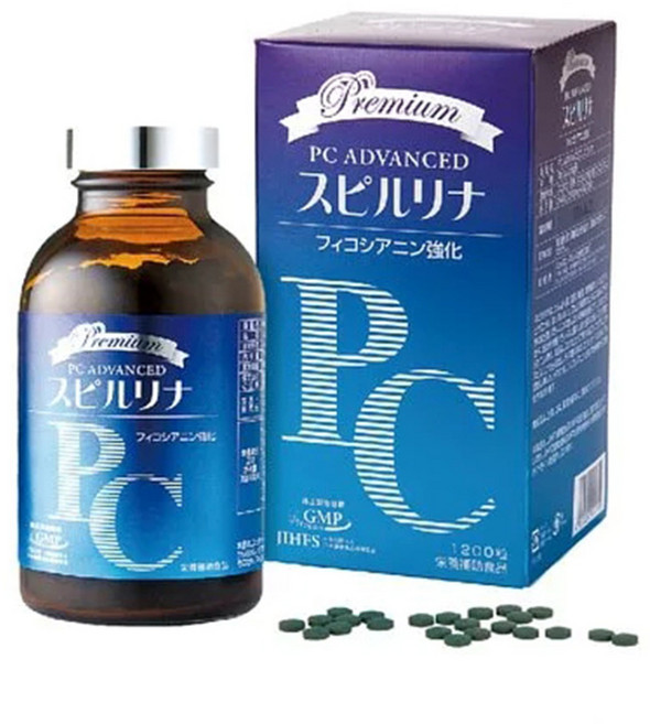 【布緯】日本原裝特級螺旋藻錠1200顆 - PC藻精強化配方, 240g, 1個