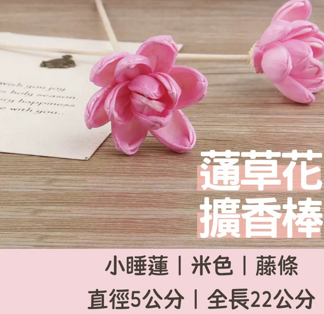 擴香花棒 蓪草花香薰棒乾燥花擴香纖維棒 居家香氛裝飾 自然清新, 粉色, 1個, 1個裝