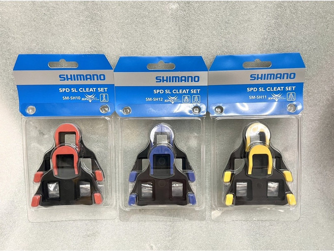 SHIMANO SM-SH10 公路車 SPD SL 扣片組, 藍色, 1個