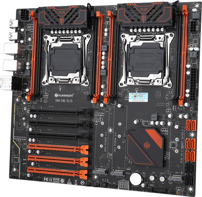 華南金牌 X99-F8D PLUS 主機板 支援DDR4記憶體