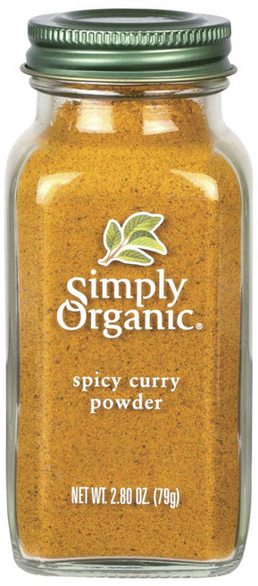 Simply Organic 辣咖哩粉, 1個, 79g
