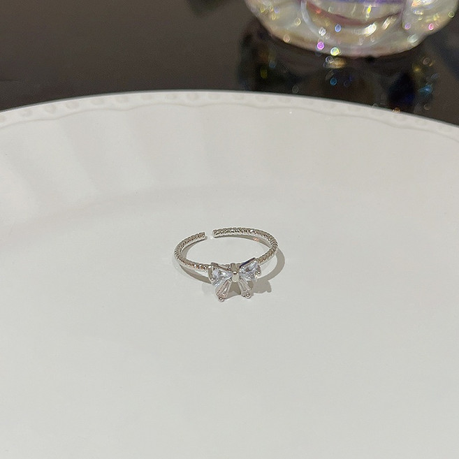 珍珠戒指 女 設計感 韓國 開口可調節 時尚氣質