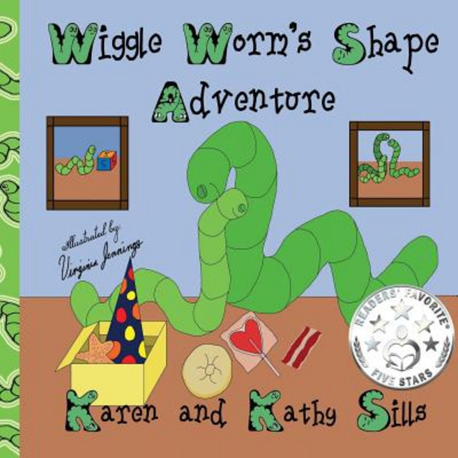 (英文圖書)Wiggle Worm's Shape Adventures 平裝版, Createspace Independent Pub..., 英文