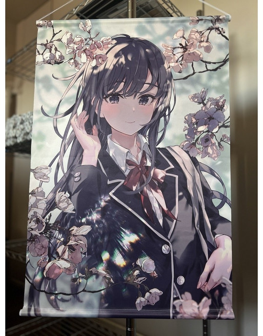 代購 C105 ponkan_8 雪之下雪乃 掛軸 果然我的青春戀愛喜劇掛畫 壁掛 居家裝飾, 詳見包裝