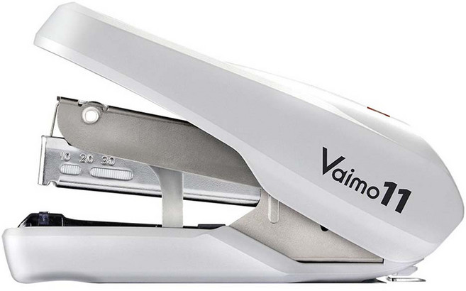 MAX 美克司 Vaimo11 Flarme訂書機 HD-11FNL, 1個, 白色