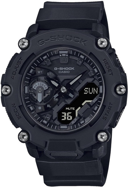 CASIO 卡西歐 G-SHOCK WR 20 bar 男性運動手錶 GA-2200BB-1AJF