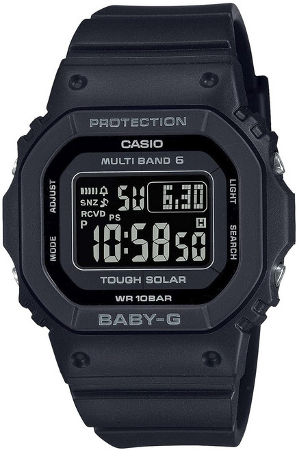 CASIO 卡西歐 女款Baby-G太陽能6頻道WR 10Bar防水運動手錶 BGD-5650-1CJF