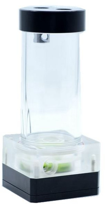 BECOOLER 一體式水箱 電腦水冷水泵水箱 附冷排扣具 電腦水冷系統, 透明, 1個, 110ml