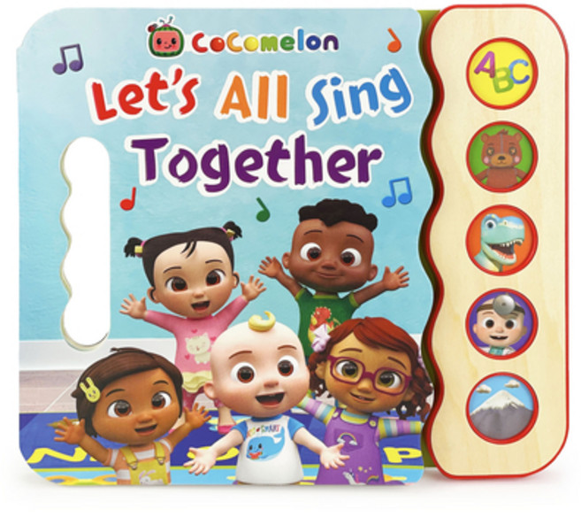 (英文圖書) Cocomelon Let's All Sing Together Board Books, Cottage Door Press, 英文, 硬頁書
