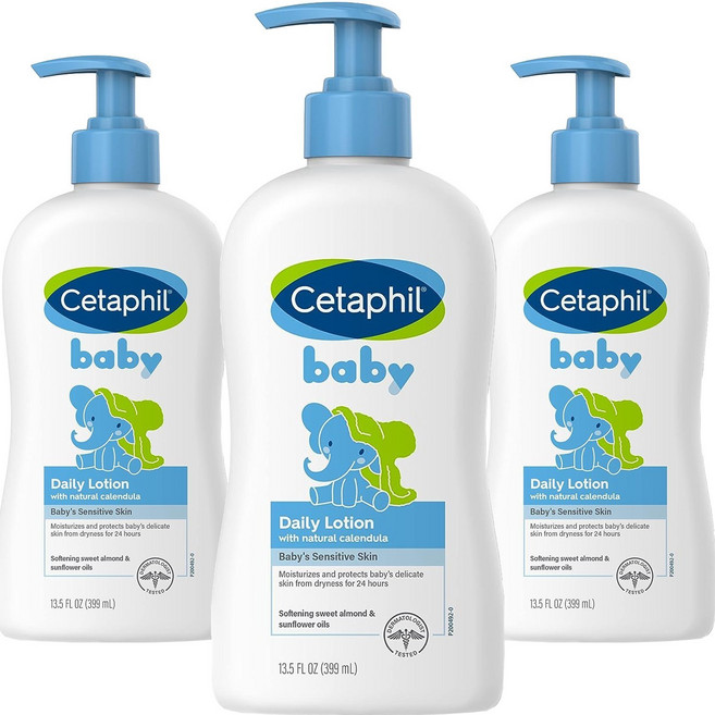 Cetaphil 舒特膚 孩童溫和潤膚乳, 399ml, 3瓶