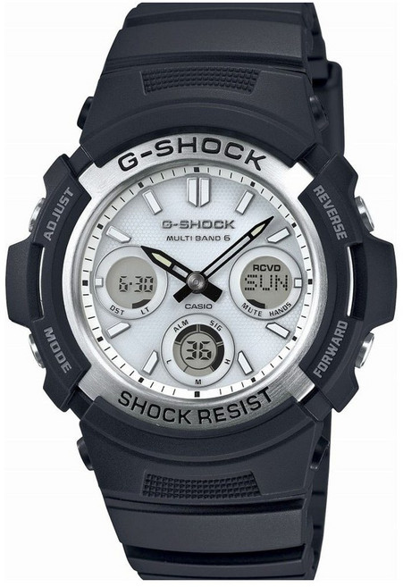 CASIO 卡西歐 G-SHOCK Multi Band 6 男款電波太陽能錶 AWG-M100S-7AJF