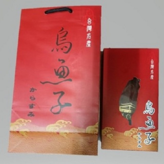 精美禮盒烏魚子伴手禮 台灣特產 獨立包裝方便攜帶, Red, 1個