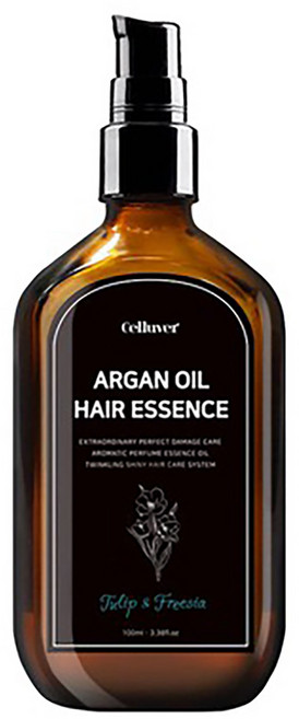 Celluver 摩洛哥堅果油護髮精華 香水護髮油 修護受損髮質, 100ml, 1個