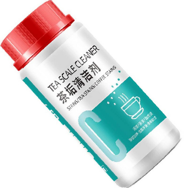 檸檬酸除垢劑 去水垢 去茶垢 除水銹 保溫杯 茶具 咖啡機 茶漬 食品級清潔劑 家用電熱水壺, 綠色, 1個
