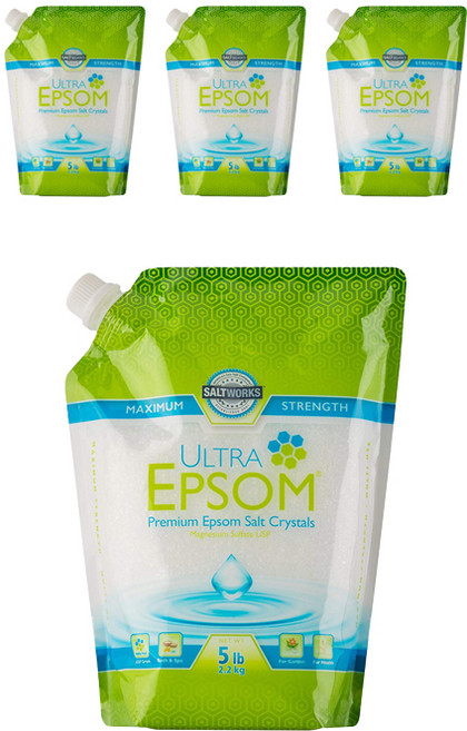 ULTRAEPSOM 瀉鹽沐浴鹽, 4個, 2.2公斤