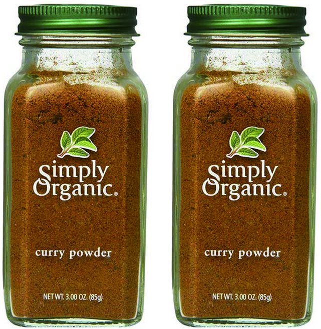 Simply Organic 咖哩粉, 2瓶, 85g