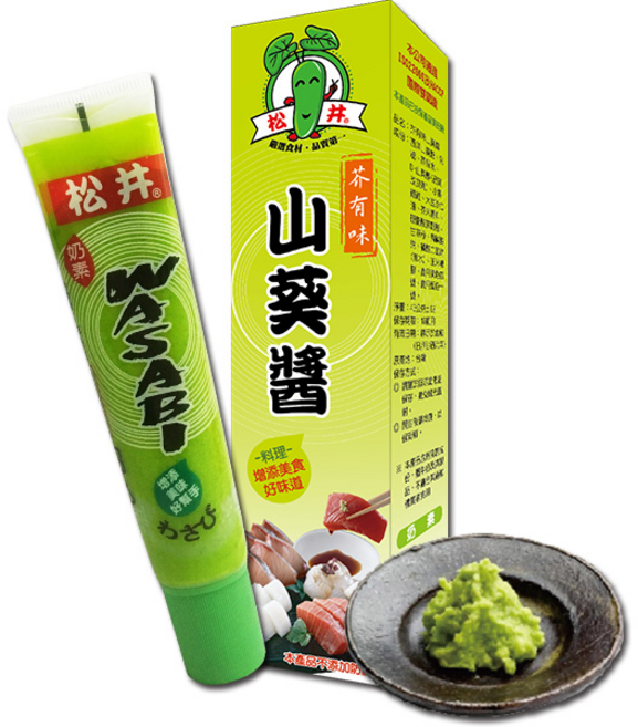 松井 芥末條 日式料理必備 增添風味好幫手, 43g, 1個
