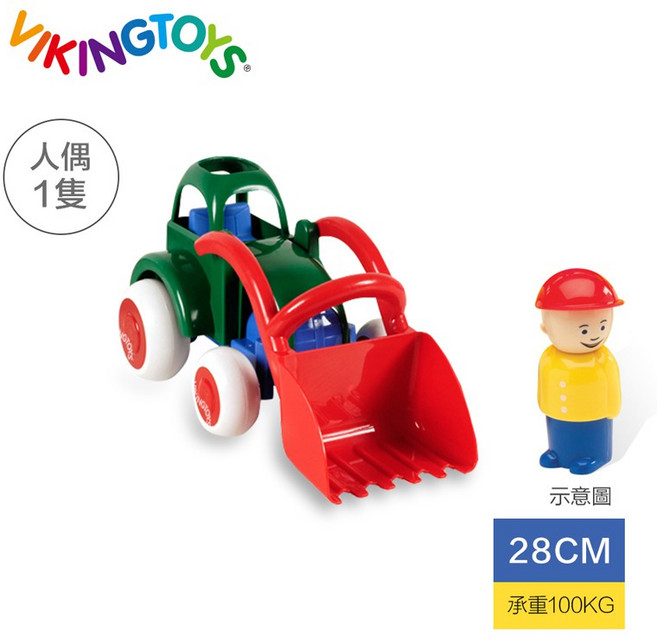 Viking Toys Jumbo 搬沙迪哥車 玩具車 (含1隻人偶) 28cm, 詳見包裝