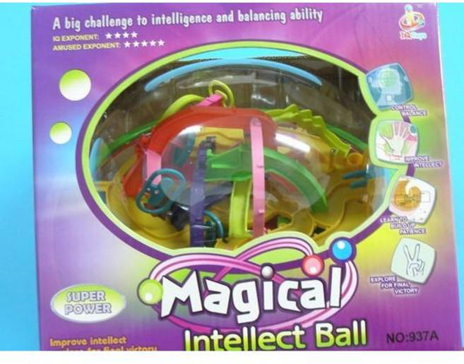智慧軌道球 937A 極致版 208關迷宮球 第七代橄欖型, 一個入