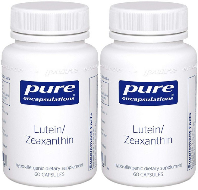 Pure Encapsulations 葉黃素&玉米黃素膠囊, 60顆, 2瓶