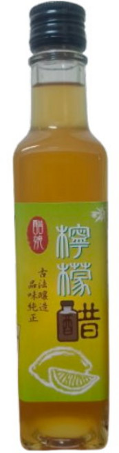醋娘 承煜檸檬醋 古法釀造 無添加香精香料, 1瓶, 250ml