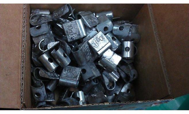 HATCO輪胎平衡鋁圈配重鉛塊 鐵圈鋁圈適用 達特汽車工具, 無, 100個