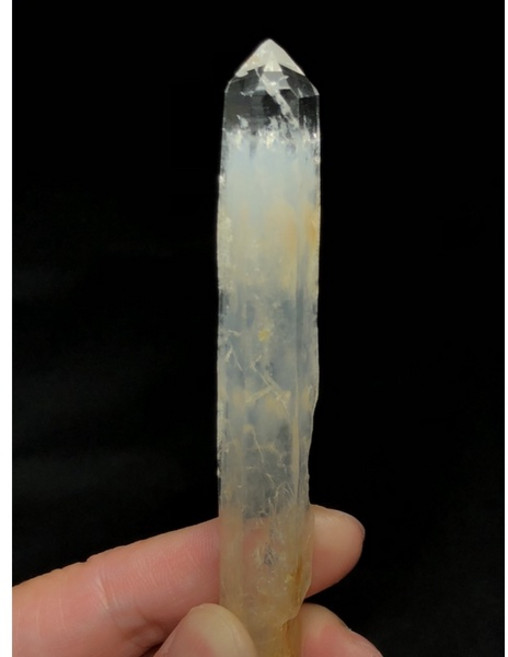 哥倫比亞藍霧利姆利亞水晶棒 高頻能量晶體 獨特礦石擺件, 詳見包裝