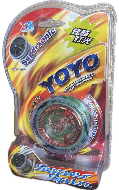 玩具先生 軸承式燈光溜溜球 合金發光溜溜球 閃光yoyo, 綠色, 1個